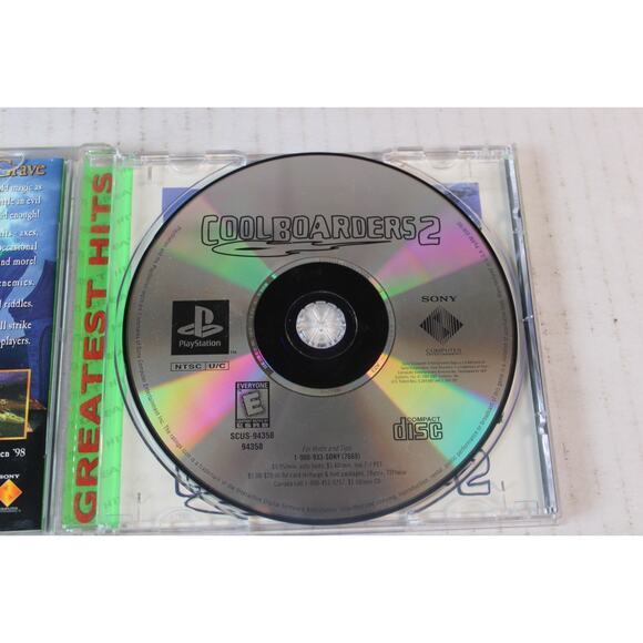 Cool Boarders 2 (Sony PlayStation 1, 1998) PS1 Complete CIB - Picture 5 of 9